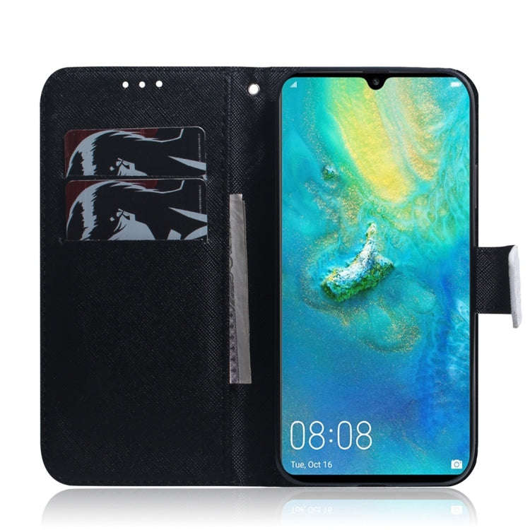 Anger Pattern Coloured Drawing Horizontal Flip Leather Case for Huawei Mate 20 X, with Holder & C...