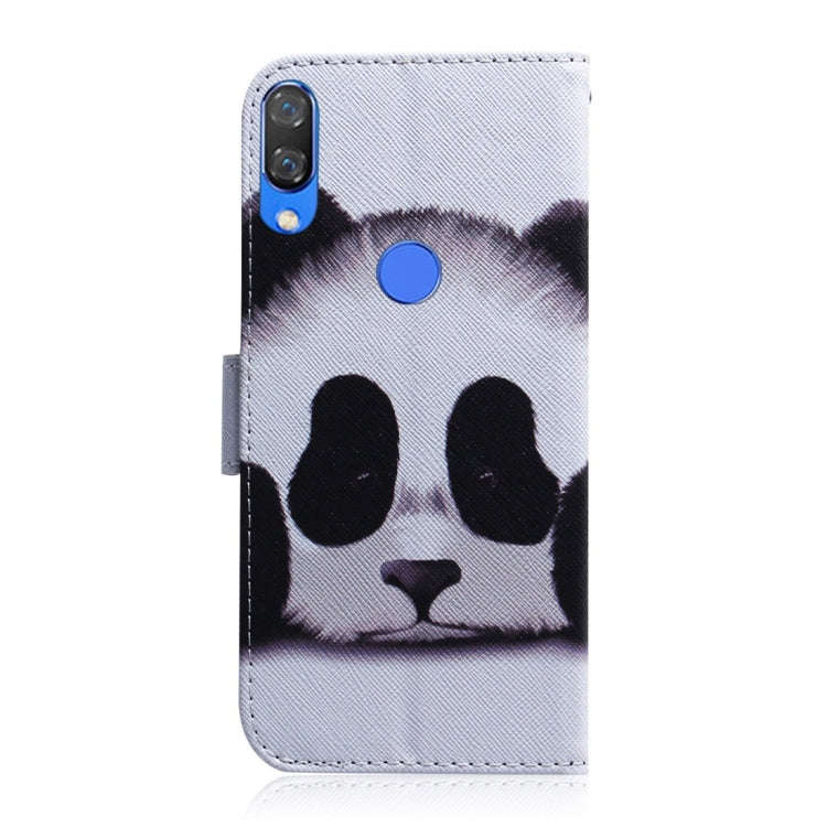 Panda Pattern Coloured Drawing Horizontal Flip Leather Case for Huawei Nova 3, with Holder & Card...