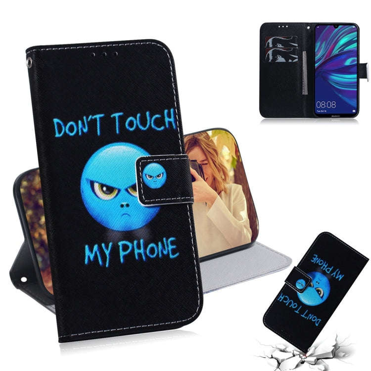 Anger Pattern Coloured Drawing Horizontal Flip Leather Case for Huawei Y7 Prime (2019) / Y7 Pro (...