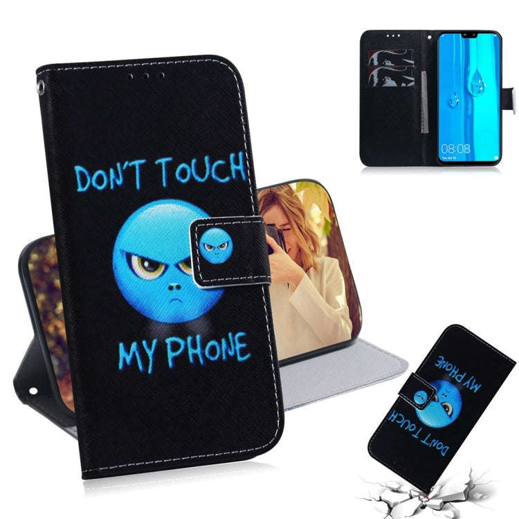 Anger Pattern Coloured Drawing Horizontal Flip Leather Case for Huawei Y9 (2019) / Enjoy 9 Plus, ...