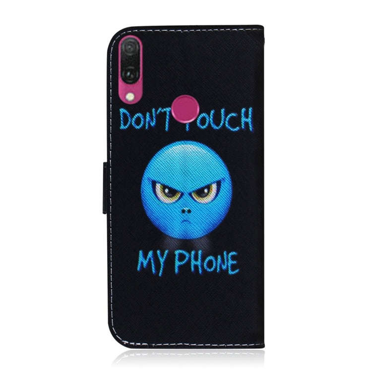 Anger Pattern Coloured Drawing Horizontal Flip Leather Case for Huawei Y9 (2019) / Enjoy 9 Plus, ...