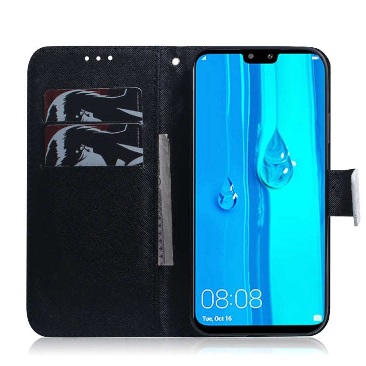 Anger Pattern Coloured Drawing Horizontal Flip Leather Case for Huawei Y9 (2019) / Enjoy 9 Plus, ...