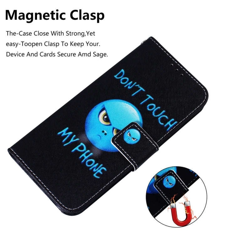 Anger Pattern Coloured Drawing Horizontal Flip Leather Case for Huawei Honor 8X, with Holder & Ca...