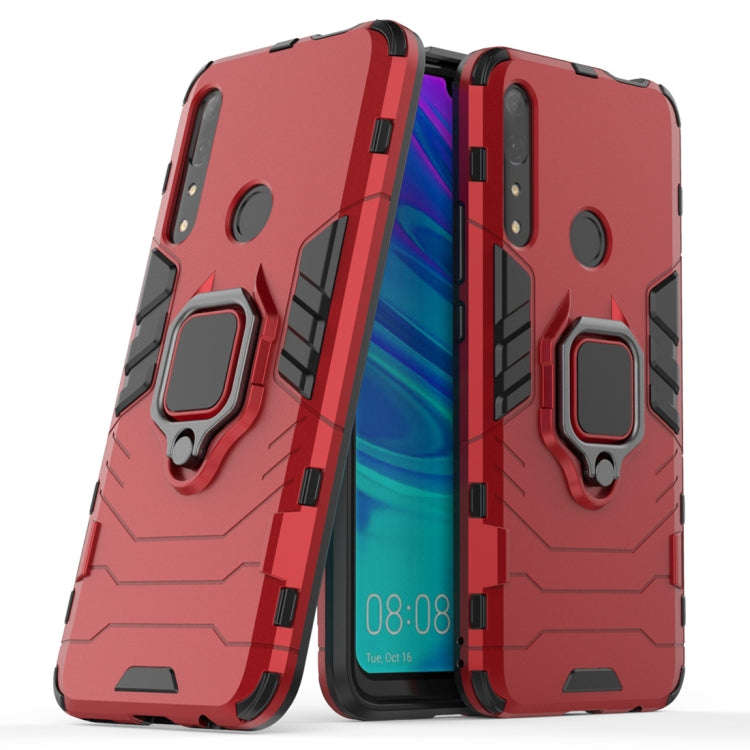 PC + TPU Shockproof Protective Case for Huawei P Smart Z / Y9 Prime (2019), with Magnetic Ring Ho...