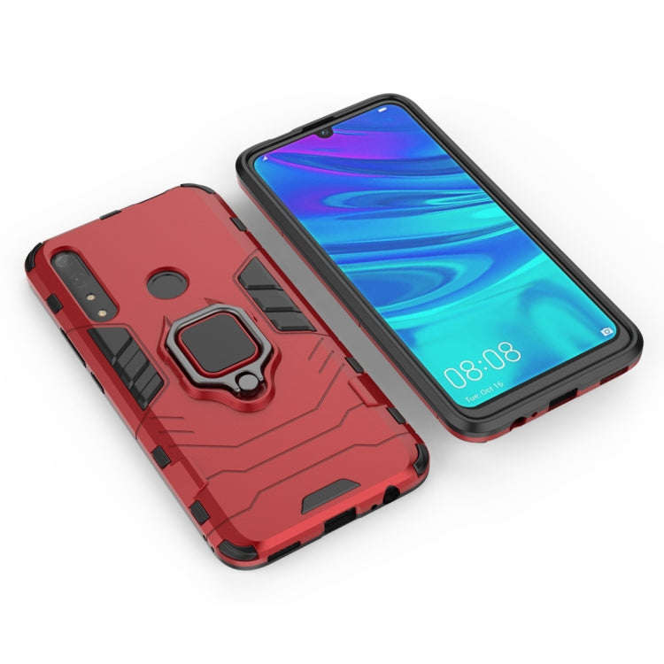 PC + TPU Shockproof Protective Case for Huawei P Smart Z / Y9 Prime (2019), with Magnetic Ring Ho...