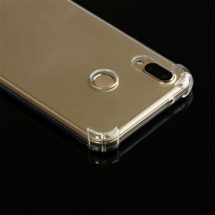 Shockproof TPU Protective Case for Huawei P20 Lite / Nova 3e (Transparent)