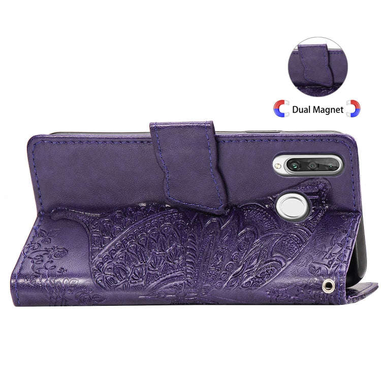 Butterfly Love Flowers Embossing Horizontal Flip Leather Case for Huawei P30 Lite / Nova 4e, with...