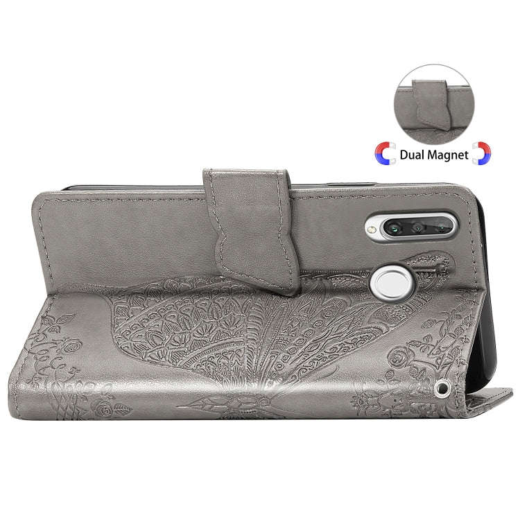 Butterfly Love Flowers Embossing Horizontal Flip Leather Case for Huawei P30 Lite / Nova 4e, with...