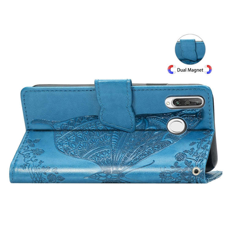 Butterfly Love Flowers Embossing Horizontal Flip Leather Case for Huawei P30 Lite / Nova 4e, with...