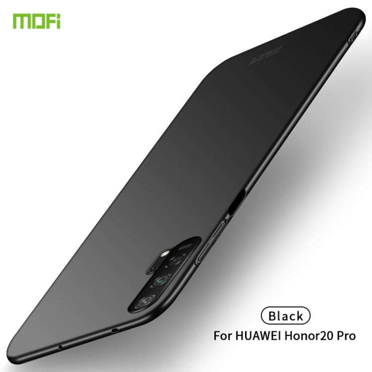 MOFI Frosted PC Ultra-thin Hard Case for Huawei Honor 20 Pro(Black)