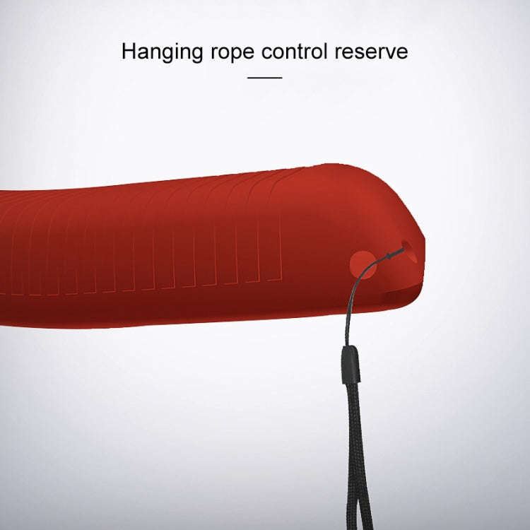 Non-slip Texture Washable Silicone Remote Control Cover for Samsung Smart TV Remote Controller (Red)