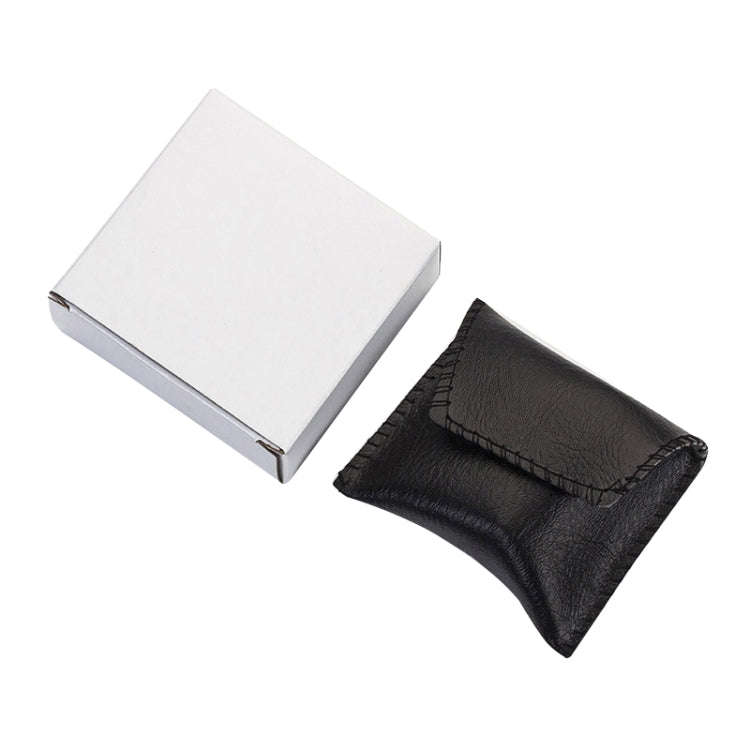 Mini Desk Style 10x Magnification Loupe Metal Antique Magnifier (Black)