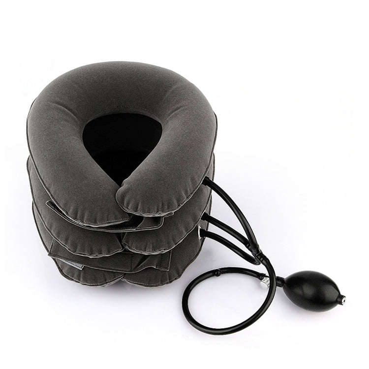 Household Full Cashmere Cervical Traction Instrument Neck Protection Inflatable Cervical Spine Ma...