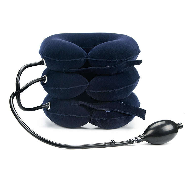Household Full Cashmere Cervical Traction Instrument Neck Protection Inflatable Cervical Spine Ma...