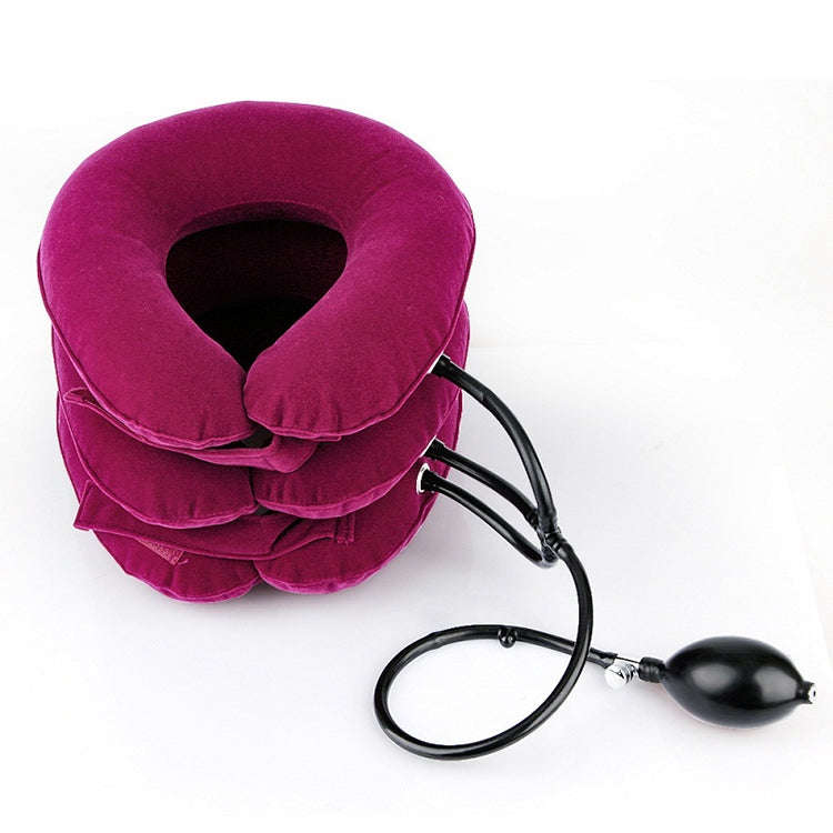 Household Full Cashmere Cervical Traction Instrument Neck Protection Inflatable Cervical Spine Ma...