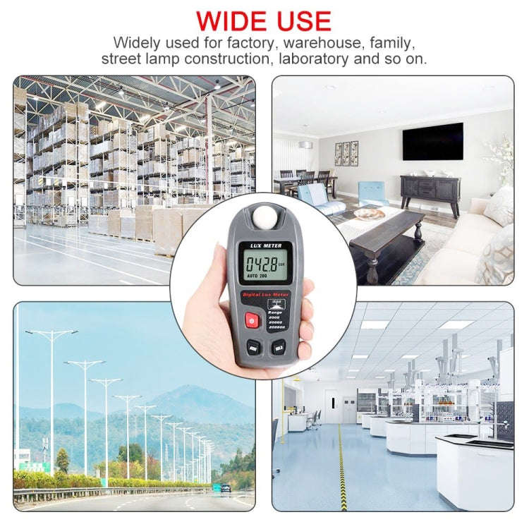 MT-30 LCD Portable Digital Light Lux Meter for Factory / School / House Various Occasion, Range: ...