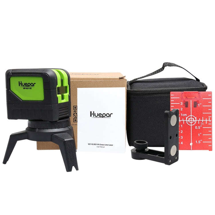 9211R 1V1H 10mW 2 Line 2 Dot Red Beam Laser Level Covering Walls and Floors (Red)