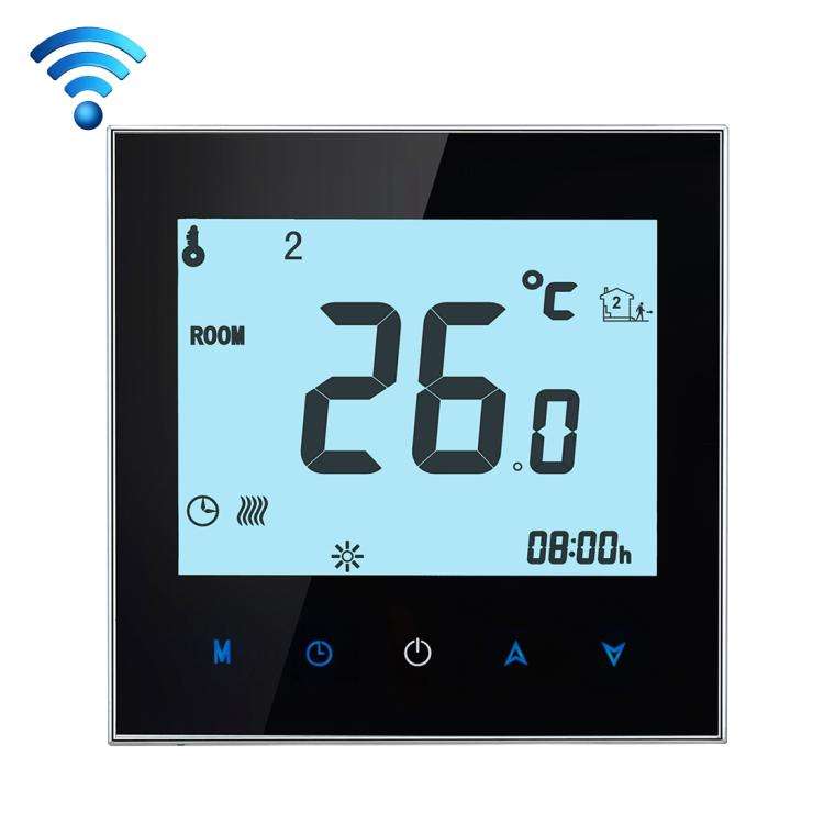 BHT-1000-GA-WIFI 3A Load Water Heating Type Touch LCD Digital WiFi Heating Room Thermostat, Displ...