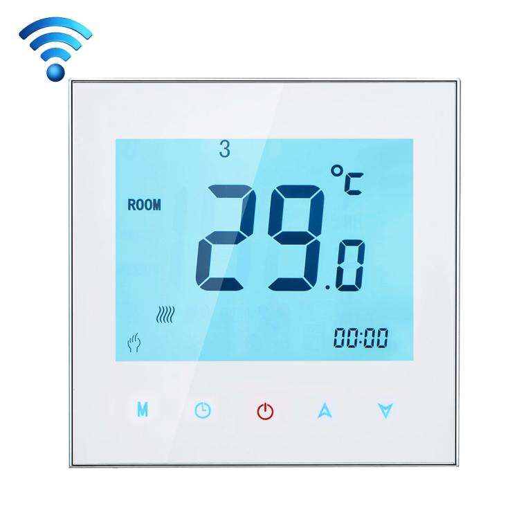 BHT-1000-GA-WIFI 3A Load Water Heating Type Touch LCD Digital WiFi Heating Room Thermostat, Displ...