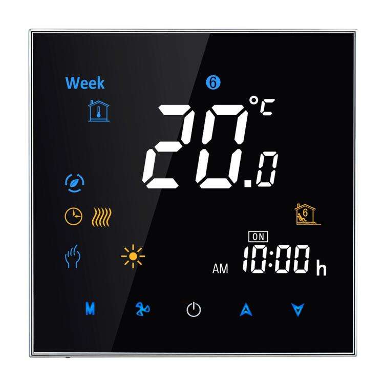 BHT-3001 16A Load Electronic Heating Type LCD Digital Heating Room Thermostat with Sensor, Displa...