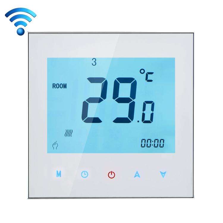 BHT-1000-GB-WIFI 16A Load Electronic Heating Type Touch LCD Digital WiFi Heating Room Thermostat ...