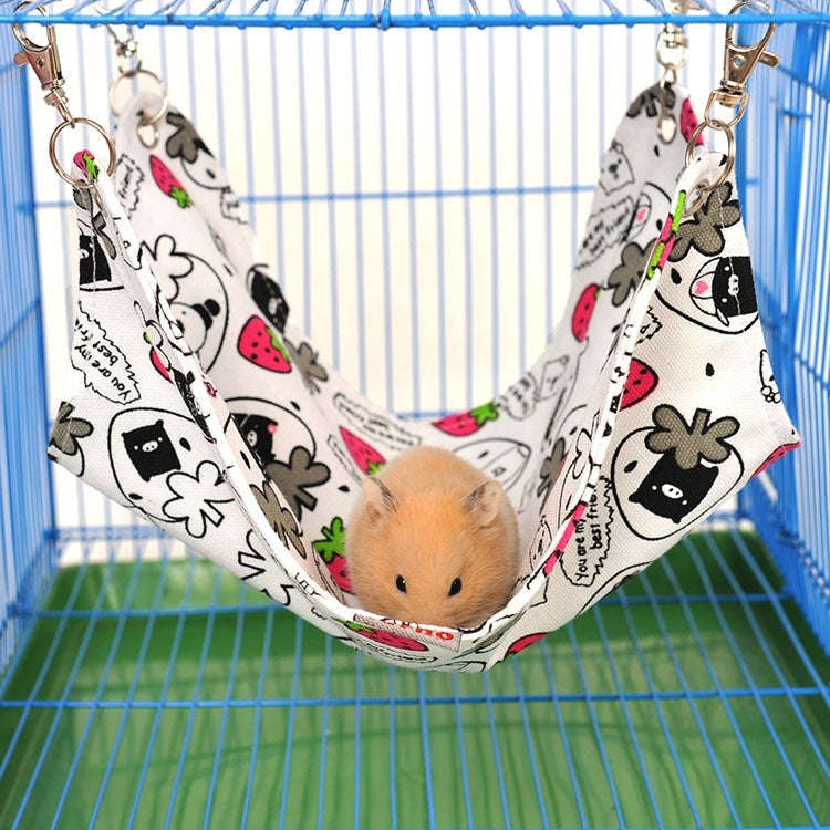 Pet Canvas Hammock Nice And Warm Cat Hammock Hamster Mat Nest Pet Bed,Medium,Size:33*30cm,Random ...