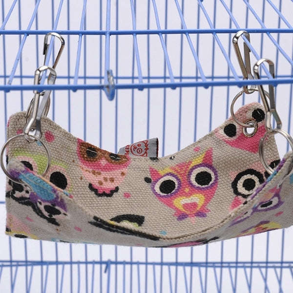 Pet Canvas Hammock Nice And Warm Cat Hammock Hamster Mat Nest Pet Bed,Medium,Size:33*30cm,Random ...