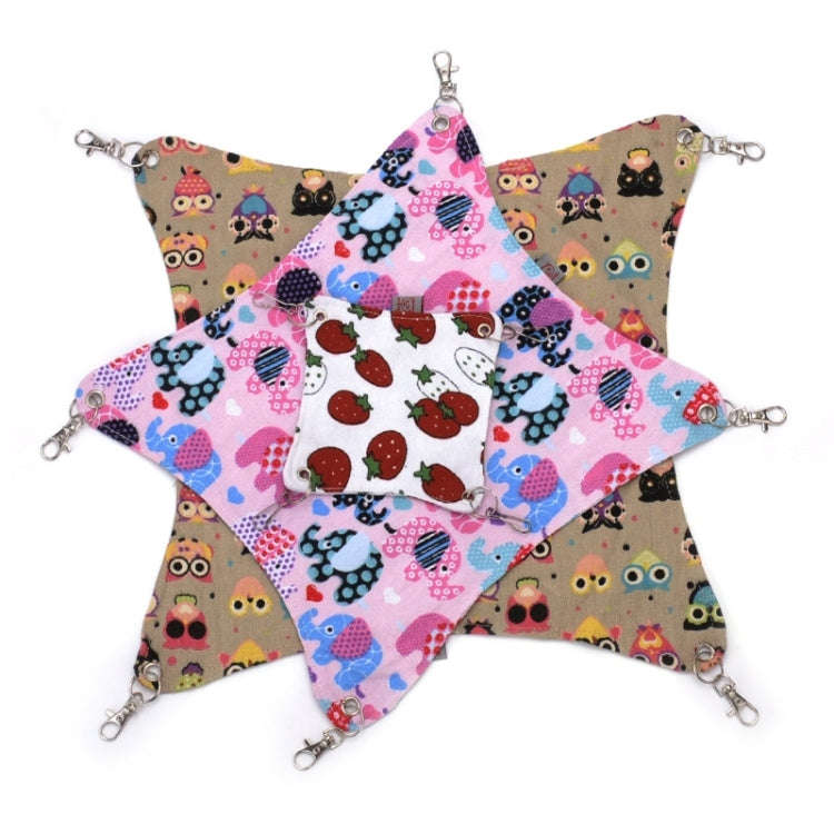Pet Canvas Hammock Nice And Warm Cat Hammock Hamster Mat Nest Pet Bed,Medium,Size:33*30cm,Random ...