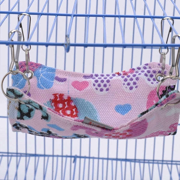 Pet Canvas Hammock Nice And Warm Cat Hammock Hamster Mat Nest Pet Bed,Medium,Size:33*30cm,Random ...
