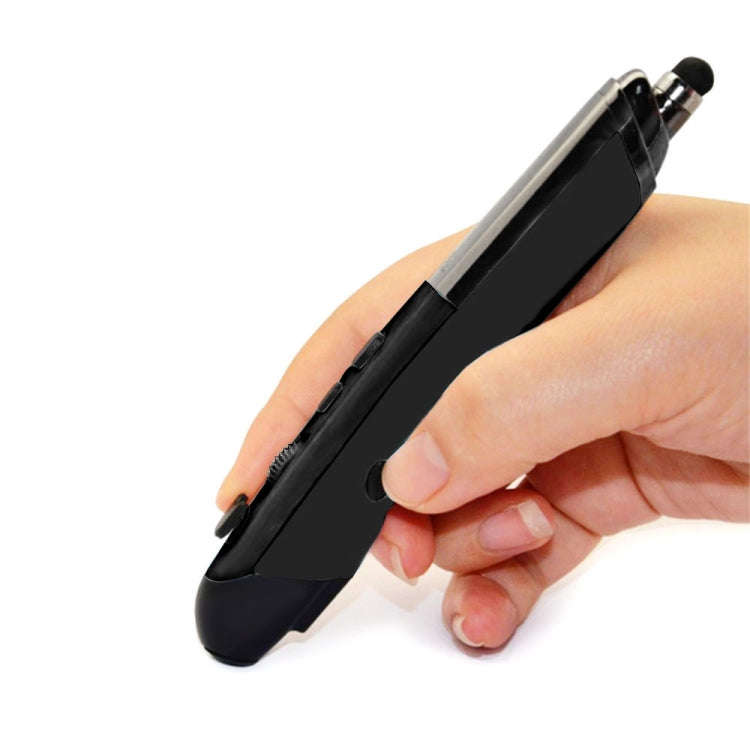 PR-08 2.4G Innovative Pen-style Handheld Wireless Smart Mouse, Effective Distance: 10m(Black)