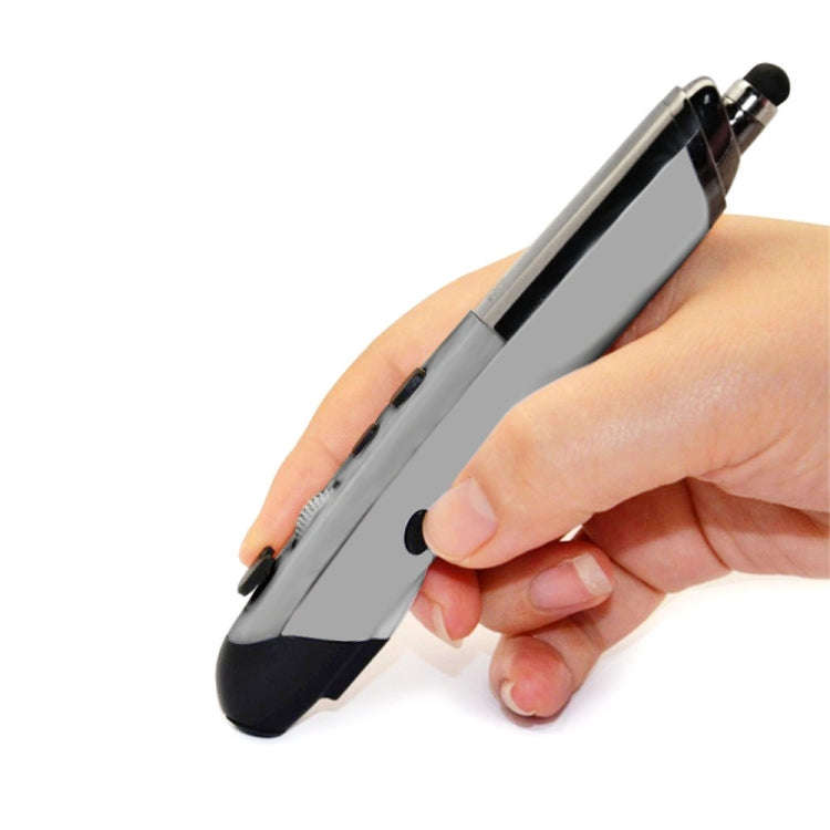 PR-08 2.4G Innovative Pen-style Handheld Wireless Smart Mouse, Effective Distance: 10m(Grey)