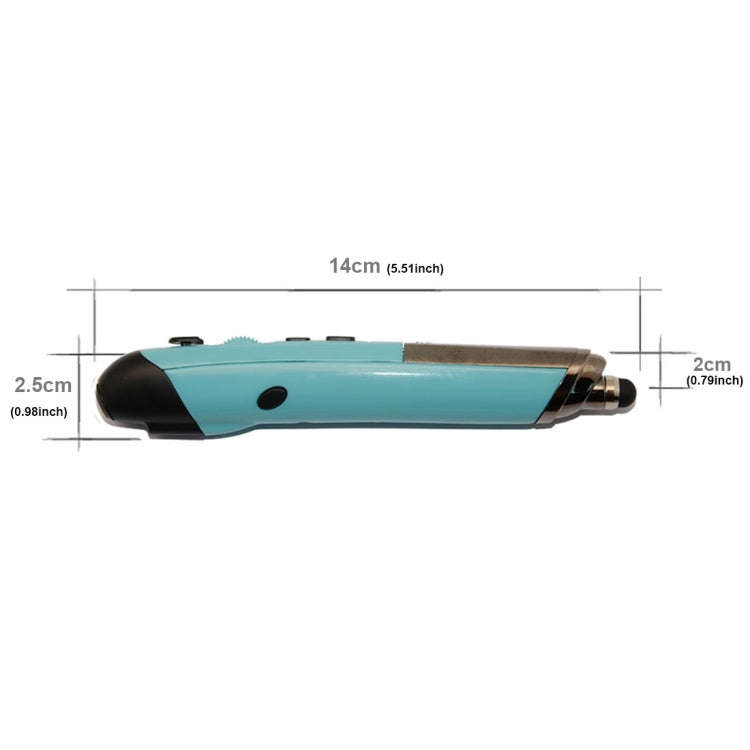 PR-08 2.4G Innovative Pen-style Handheld Wireless Smart Mouse, Effective Distance: 10m(Blue)