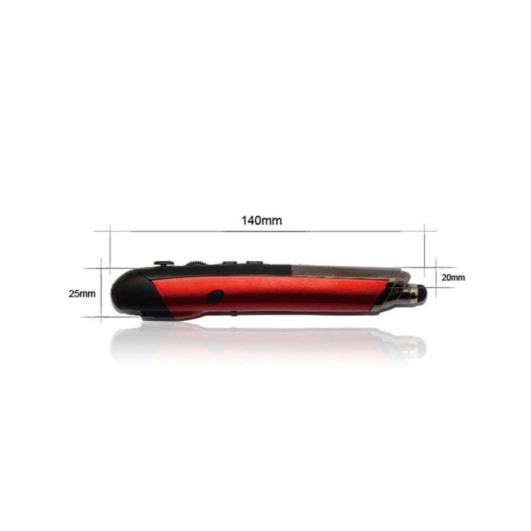 PR-08 2.4G Innovative Pen-style Handheld Wireless Smart Mouse, Effective Distance: 10m(Red)