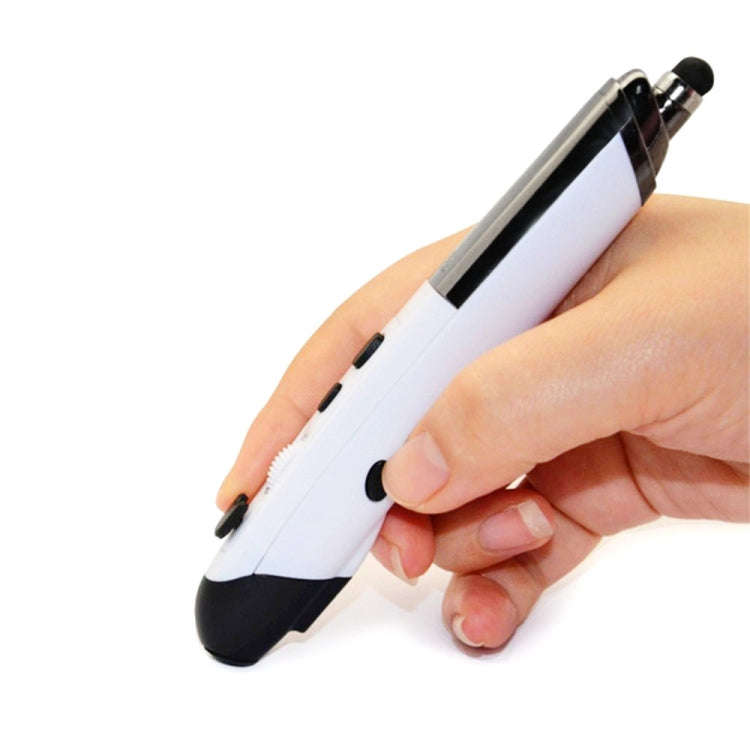 PR-08 2.4G Innovative Pen-style Handheld Wireless Smart Mouse, Effective Distance: 10m(White)