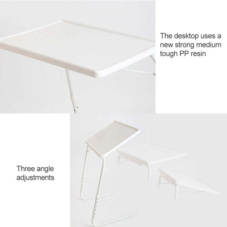 Plastic Pad Steel Tube Bracket Liftable Foldable Portable Multi-purpose Laptop Table, Adjustable ...