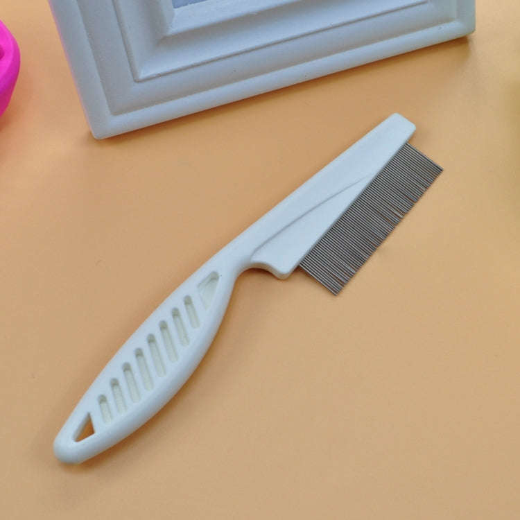 5 PCS Pet Cats Dogs Supplies Combs Fine Toothed Stainless Steel Needle Fleas Removal Combs, Lengt...