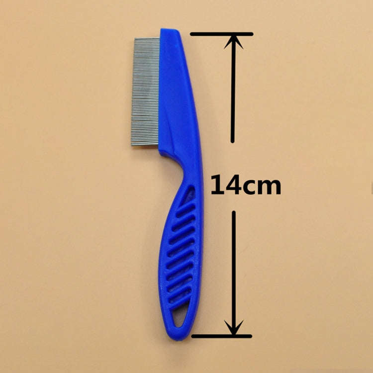 5 PCS Pet Cats Dogs Supplies Combs Fine Toothed Stainless Steel Needle Fleas Removal Combs, Lengt...