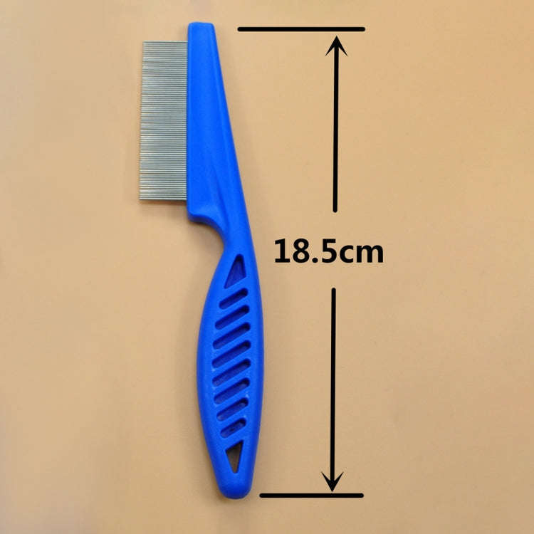 5 PCS Pet Cats Dogs Supplies Combs Fine Toothed Stainless Steel Needle Fleas Removal Combs, Lengt...