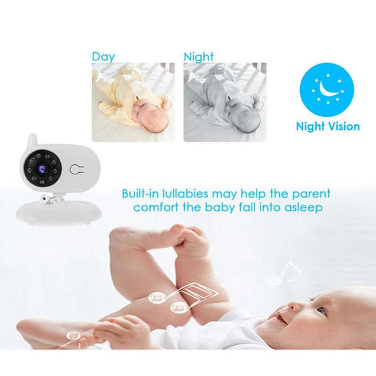 BM-850 3.5 inch LCD 2.4GHz Wireless Surveillance Camera Baby Monitor with 8-IR LED Night Vision, ...
