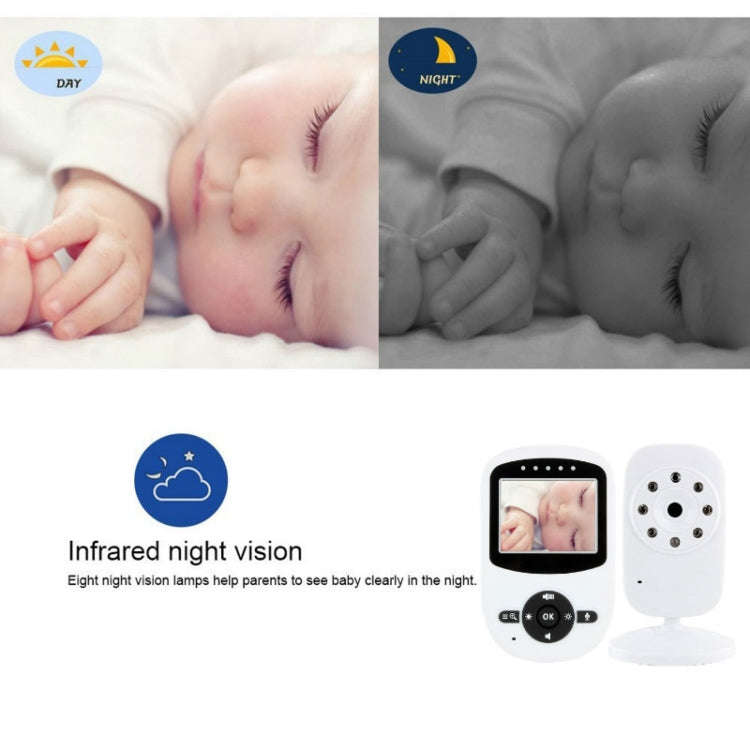 BM-SM24 2.4 inch LCD 2.4GHz Wireless Surveillance Camera Baby Monitor with 8-IR LED Night Vision,...
