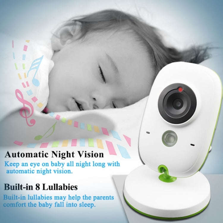 VB602 2.4 inch LCD 2.4GHz Wireless Surveillance Camera Baby Monitor, Support Two Way Talk Back, N...