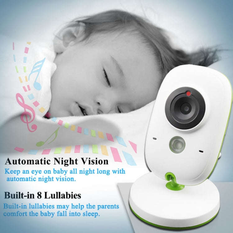 VB602 2.4 inch LCD 2.4GHz Wireless Surveillance Camera Baby Monitor, Support Two Way Talk Back, N...