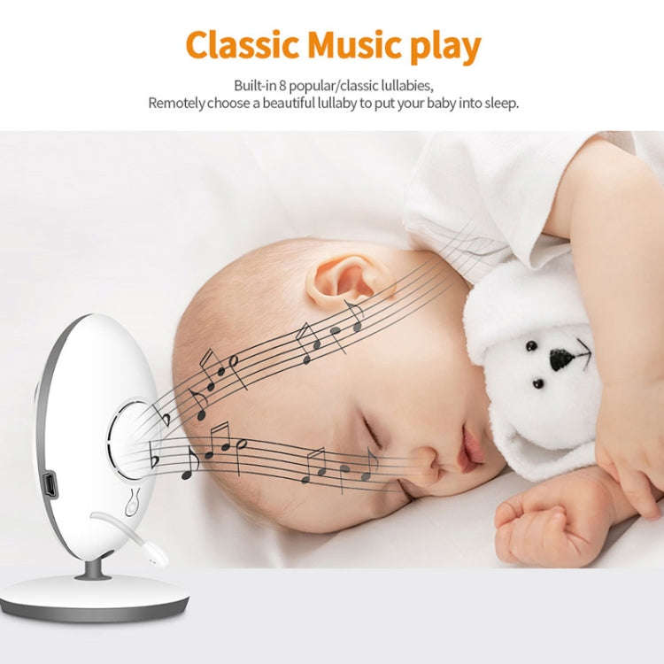 VB605 2.4 inch LCD 2.4GHz Wireless Surveillance Camera Baby Monitor, Support Two Way Talk Back, N...