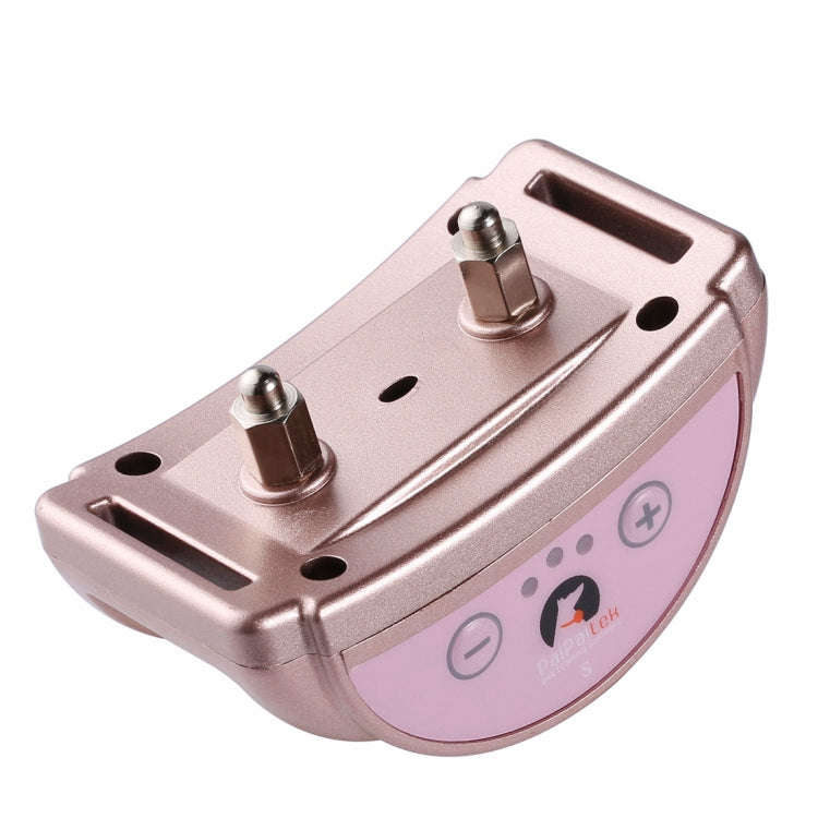PD258 Automatic Anti Barking Collar Pet Training Control System for Dogs, S Size(Rose Gold)