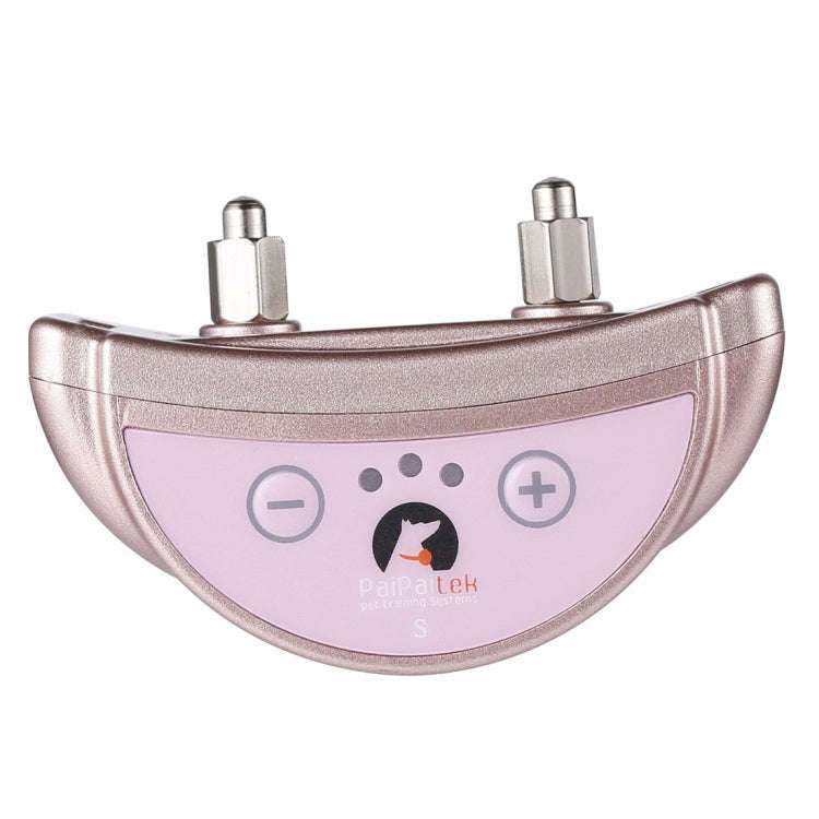 PD258 Automatic Anti Barking Collar Pet Training Control System for Dogs, S Size(Rose Gold)