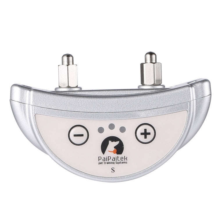 PD258 Automatic Anti Barking Collar Pet Training Control System for Dogs, S Size(Silver)