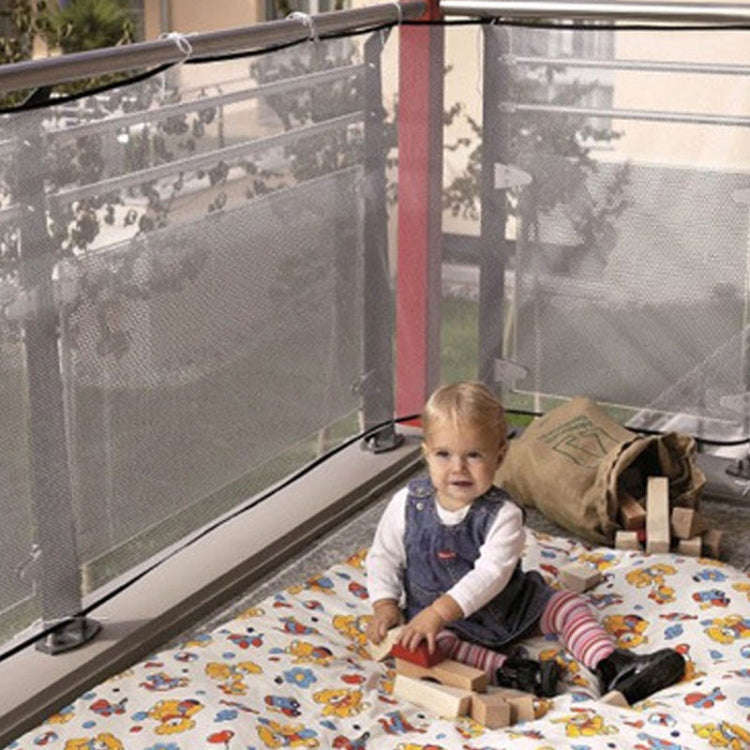 3m Thickening Safety Cope Braided Balcony Stair Safety Net for Child(White)