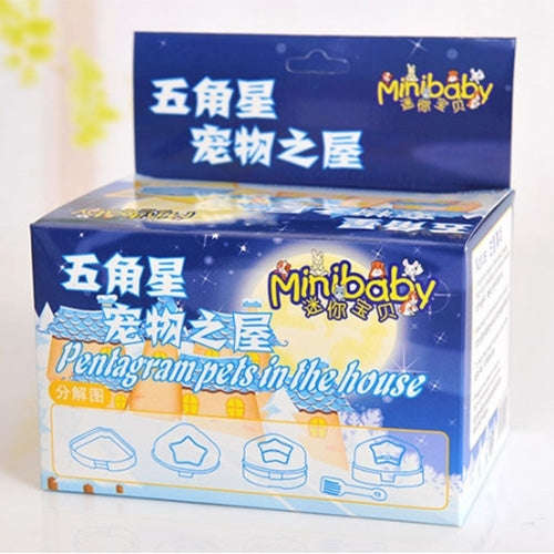 Pet Five-pointed Star Hamster Bathroom Small Pets Bathing Basin Detachable Ventilation Pet Bath T...