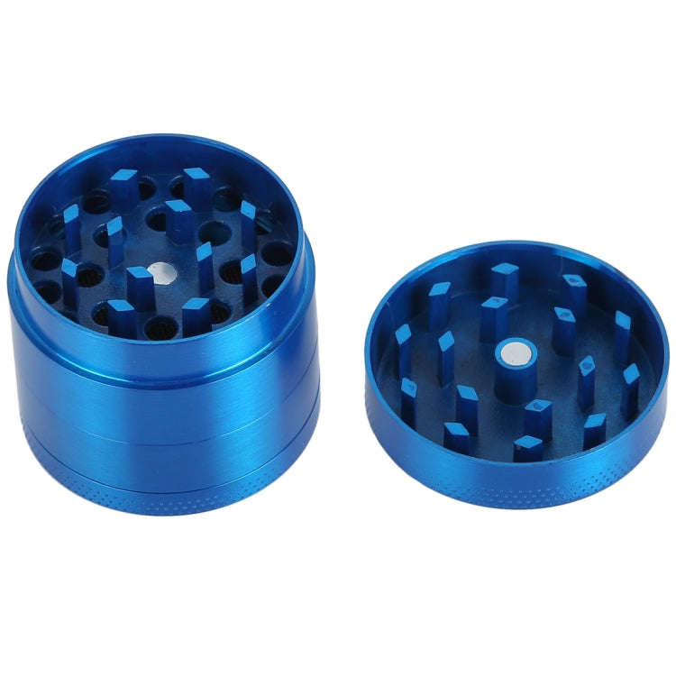 Mini 4-layer 40mm Zinc Alloy Herb Tobacco Cigarette Grinder (Blue)