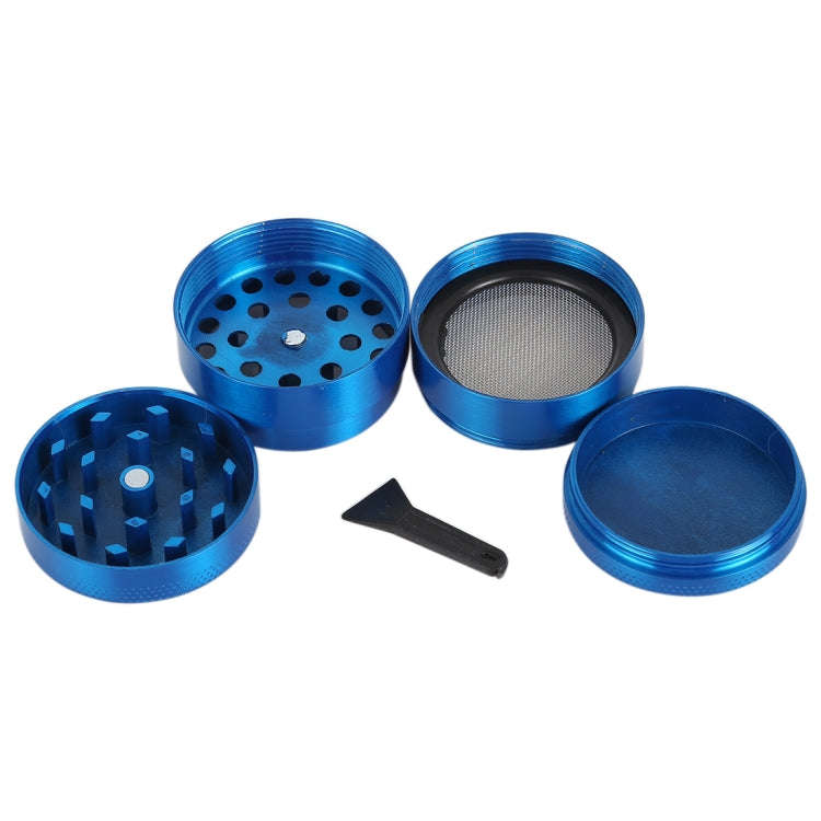 Mini 4-layer 40mm Zinc Alloy Herb Tobacco Cigarette Grinder (Blue)